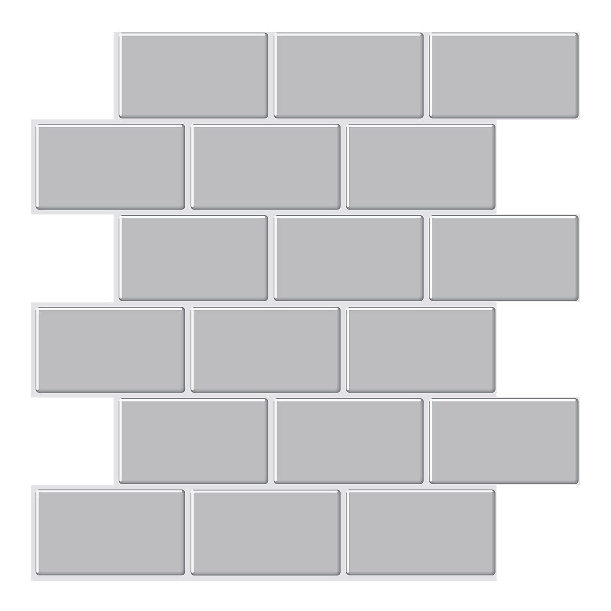 Thicker Subway Ash Gray Tile