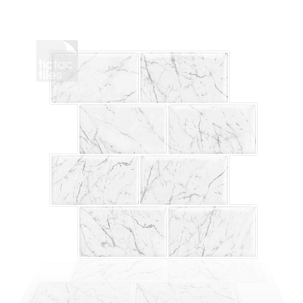 Thicker Subway Marble Tiles