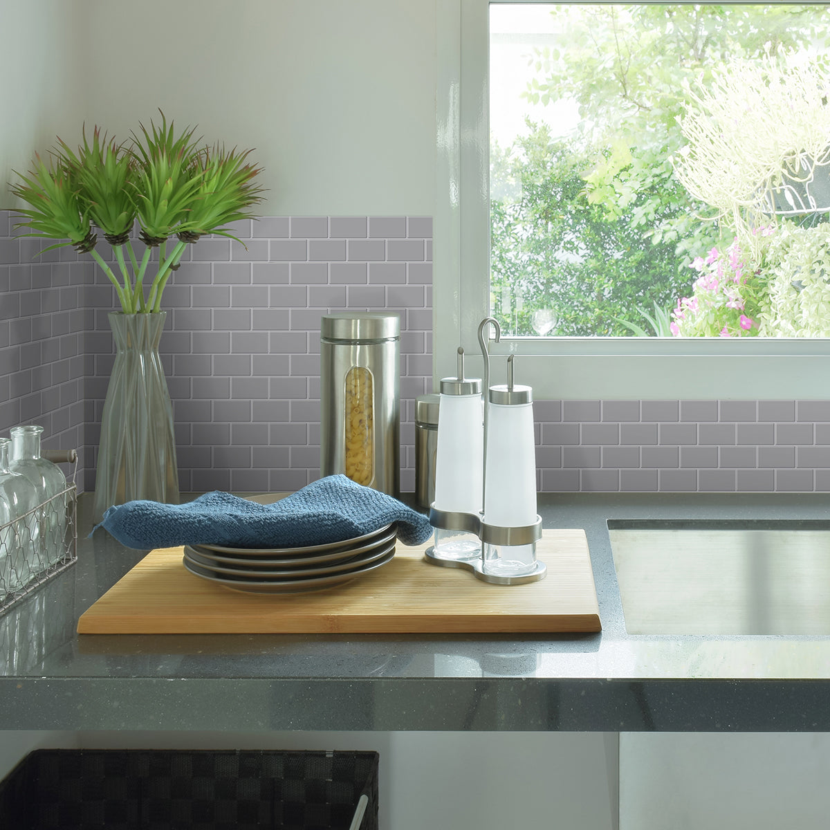 Thicker Subway Ash Gray Tile