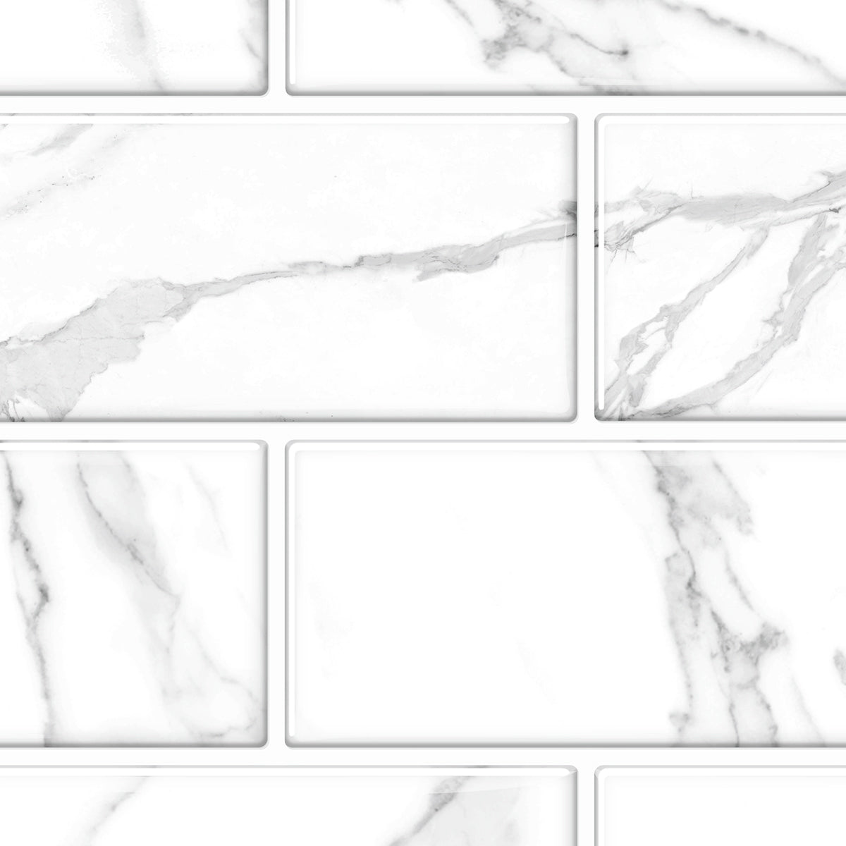 Thicker Large Subway Marble Tile