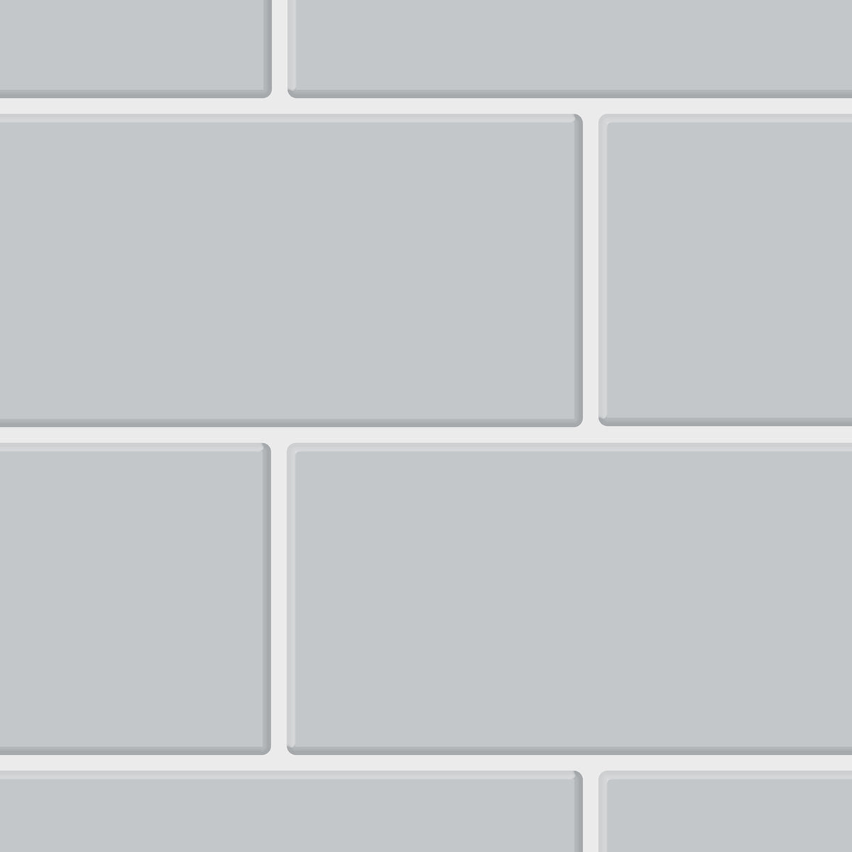 Thicker Large Subway Gray Tile