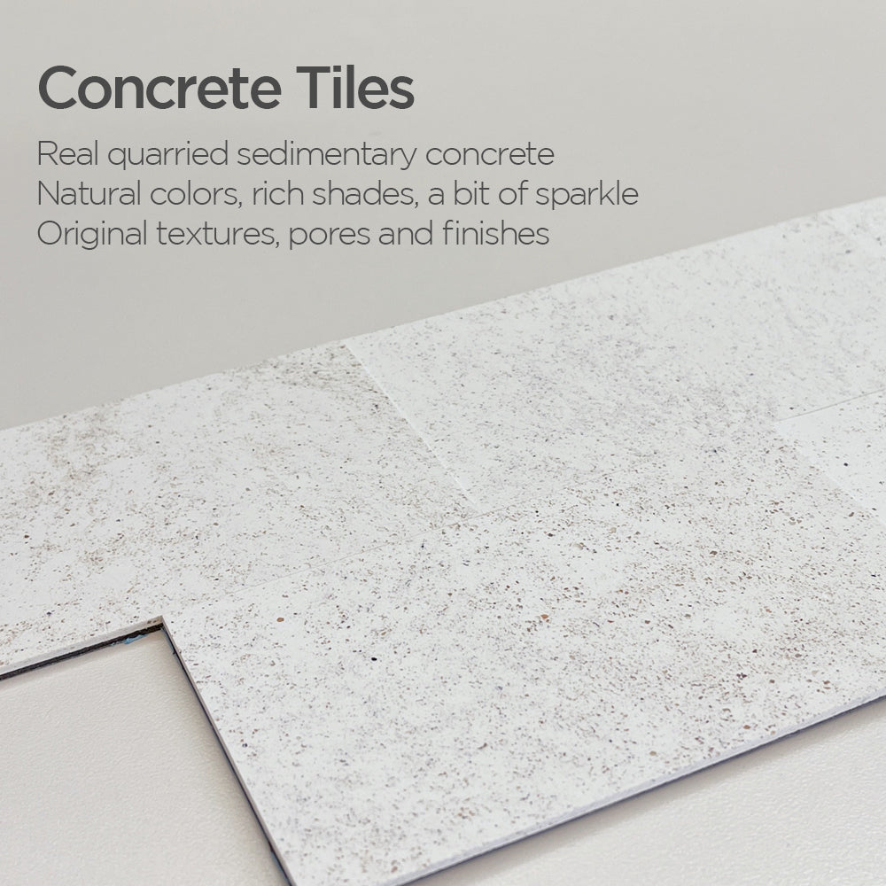 Concrete Subway Light Sand Tile