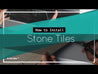 Easy step by step video helps you to install Tic Tac Tiles peel and stick stone tiles for your DIY projects